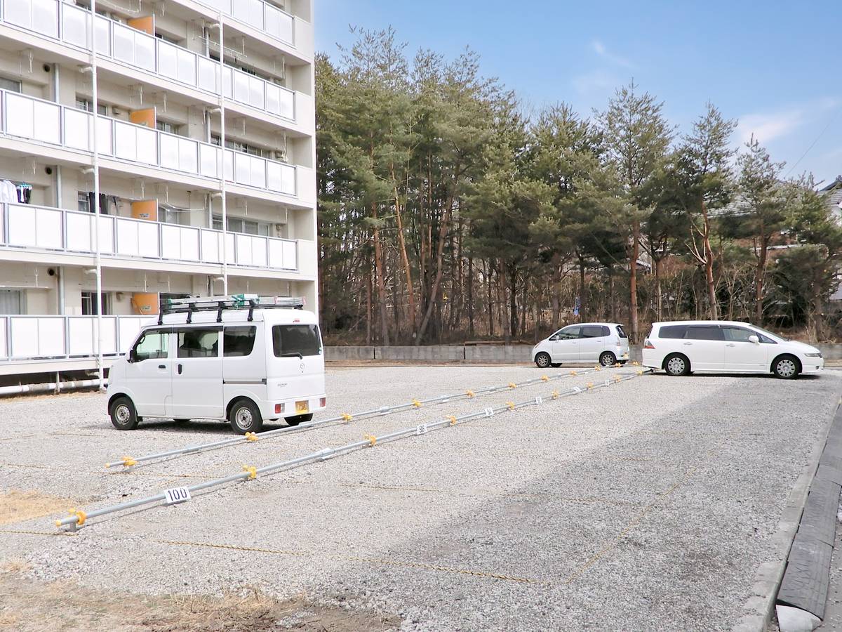 Parking lot of Village House Miyota in Kitasaku-gun