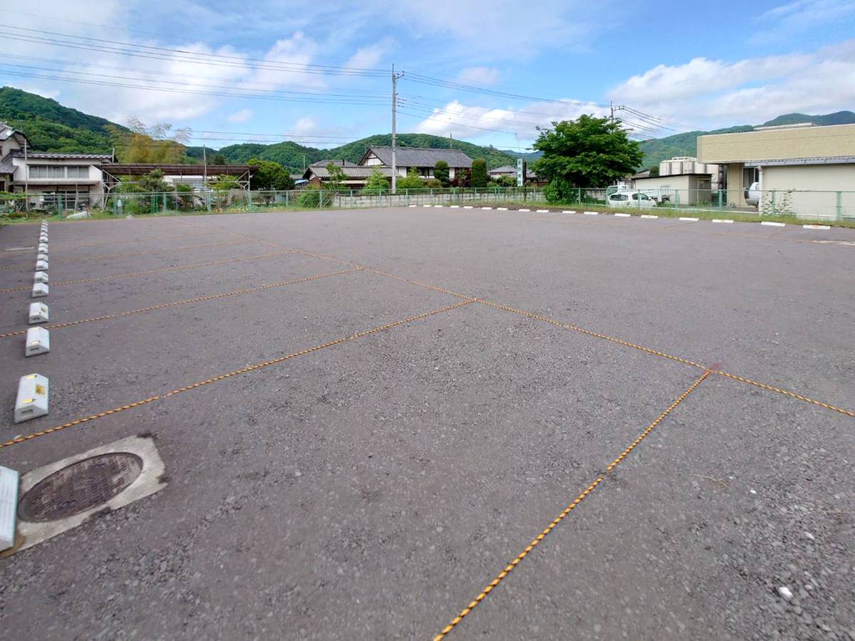 Parking lot of Village House Minano in Chichibu-gun