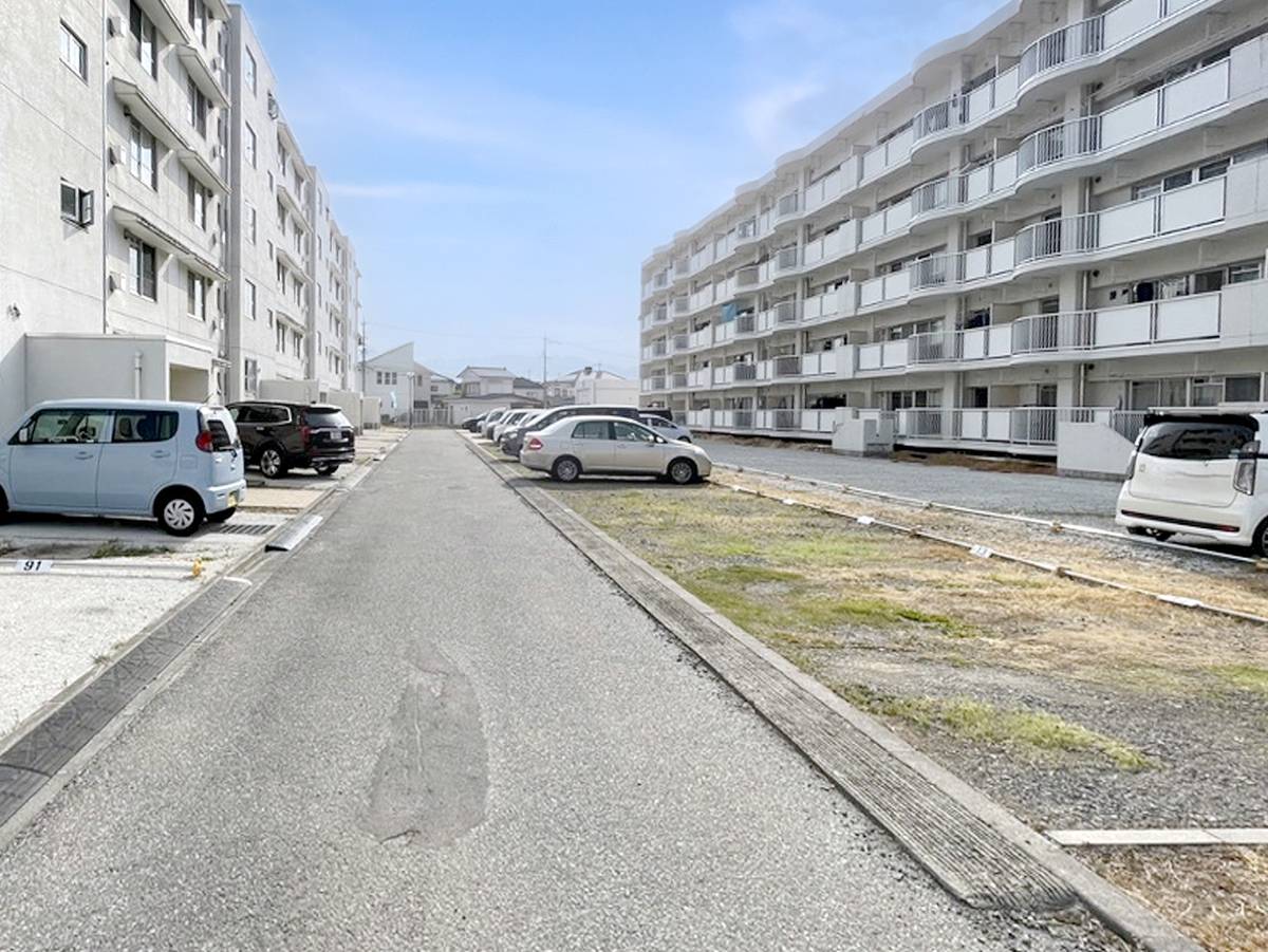 Parking lot of Village House Nagaike in Ueda-shi