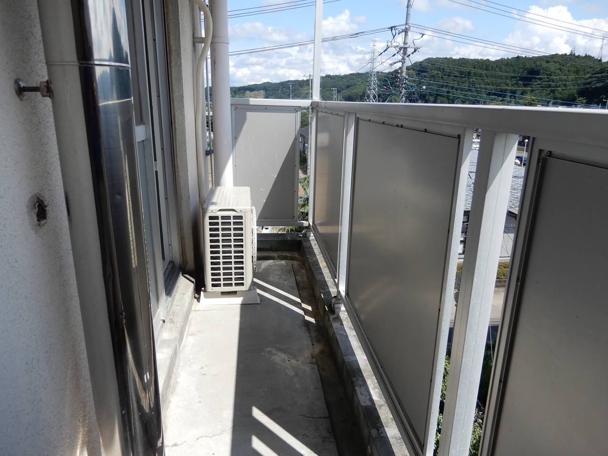 Balcony in Village House Nakada in Shirakawa-shi