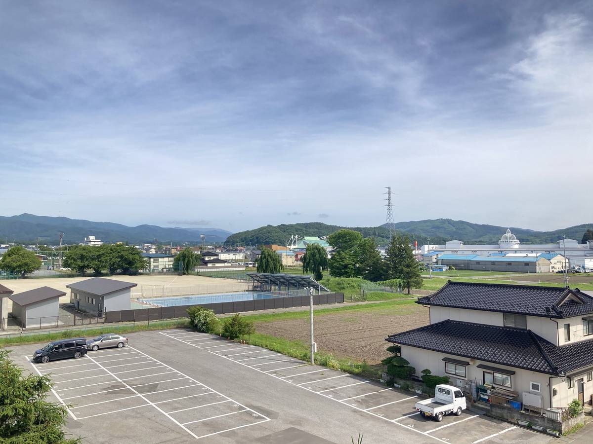 View from Village House Shiraiwa in Tono-shi