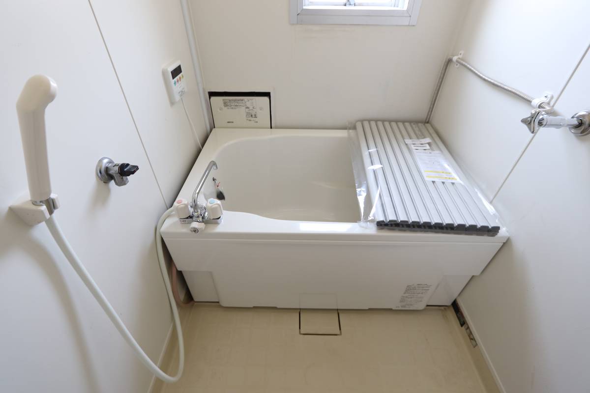 Bathroom in Village House Shiraiwa in Tono-shi