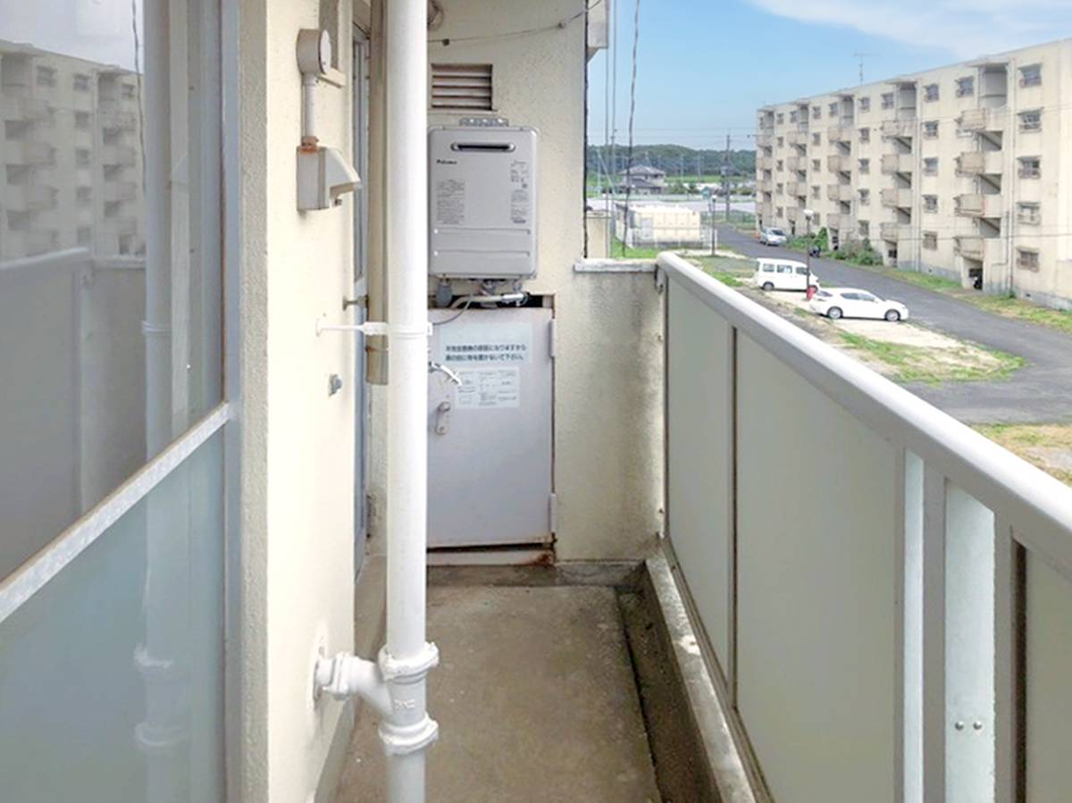 Balcony in Village House Oono in Kashima-shi