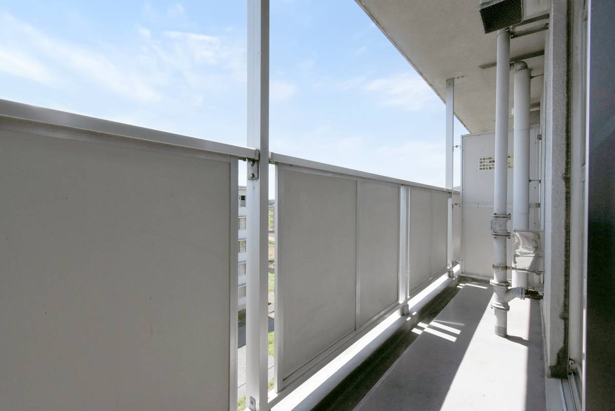 Balcony in Village House Oohira in Tochigi-shi