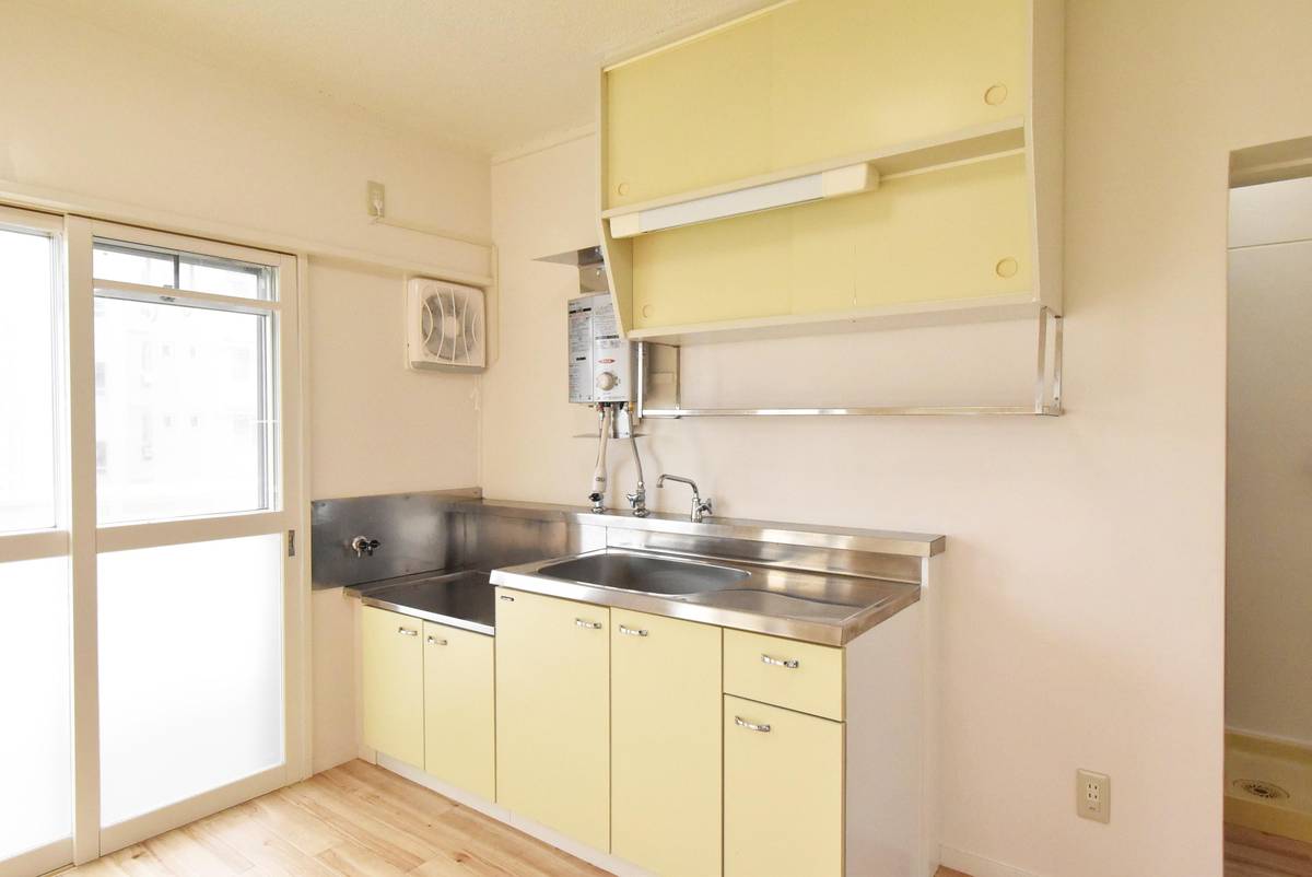 Kitchen in Village House Yoshida Miyakouji in Tsubame-shi