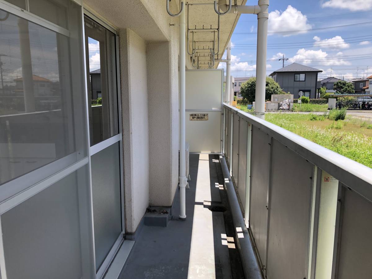 Balcony in Village House Hon Kawamata in Hanyu-shi