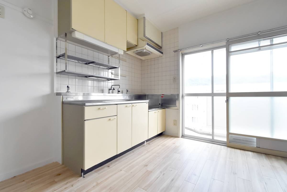 Kitchen in Village House Nagaike in Ueda-shi