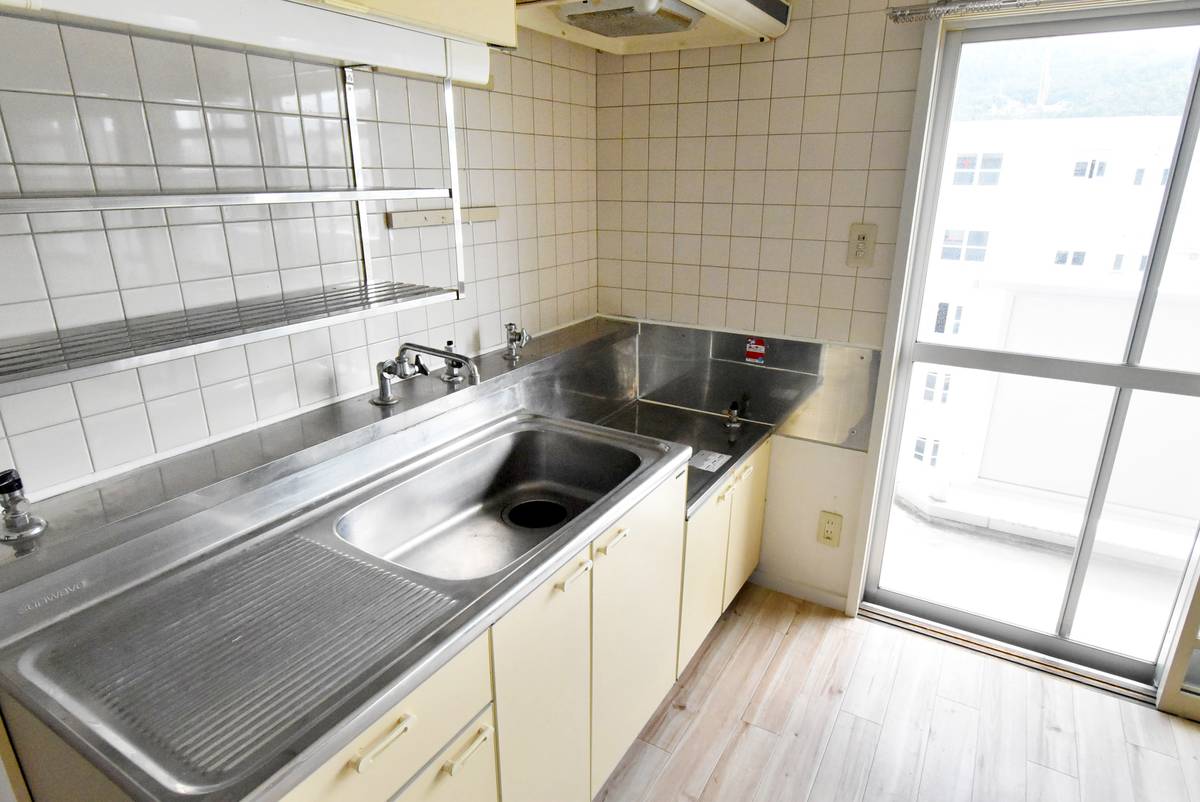 Kitchen in Village House Nagaike in Ueda-shi