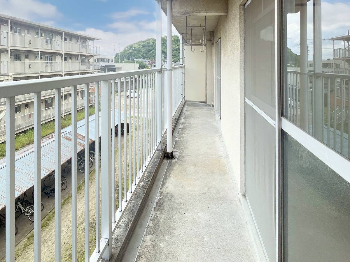 Balcony in Village House Inoue in Komaki-shi