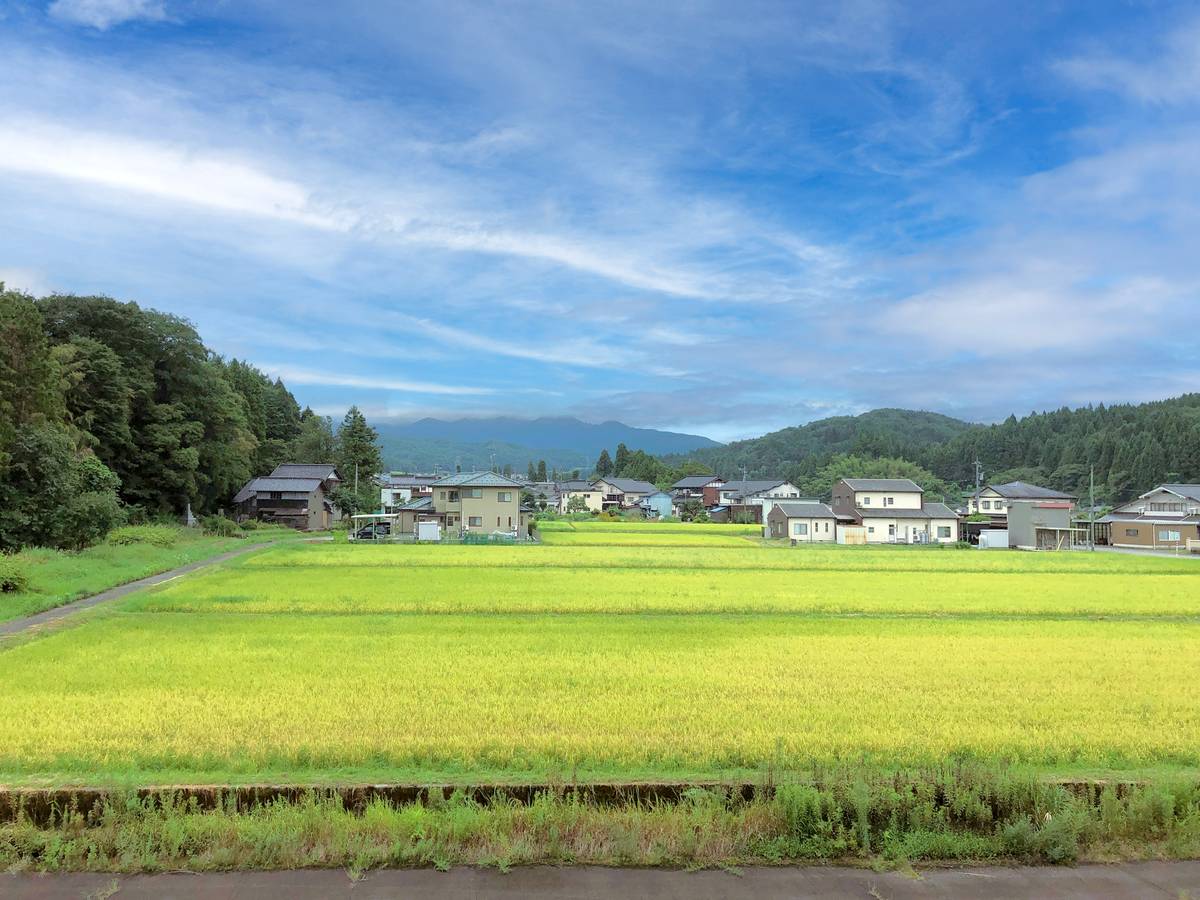 富山市ビレッジハウス八尾の眺望