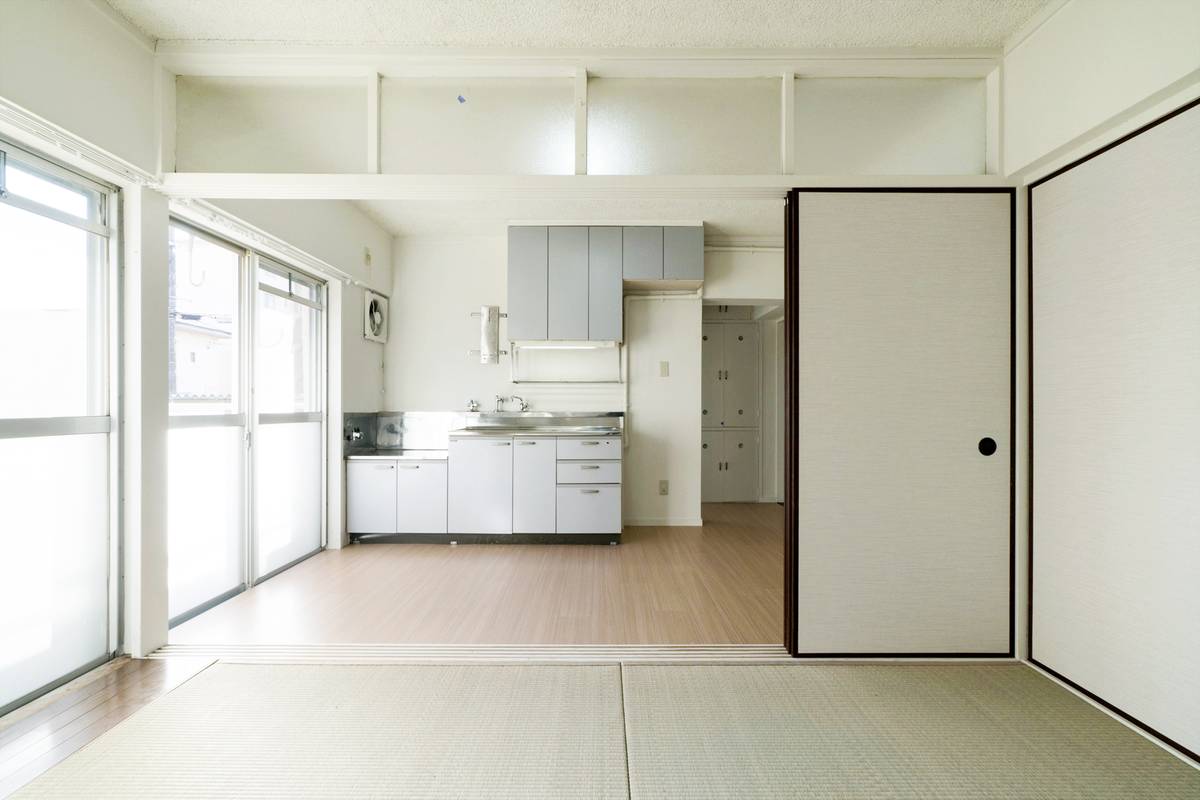 Living Room in Village House Miwasaki in Shingu-shi