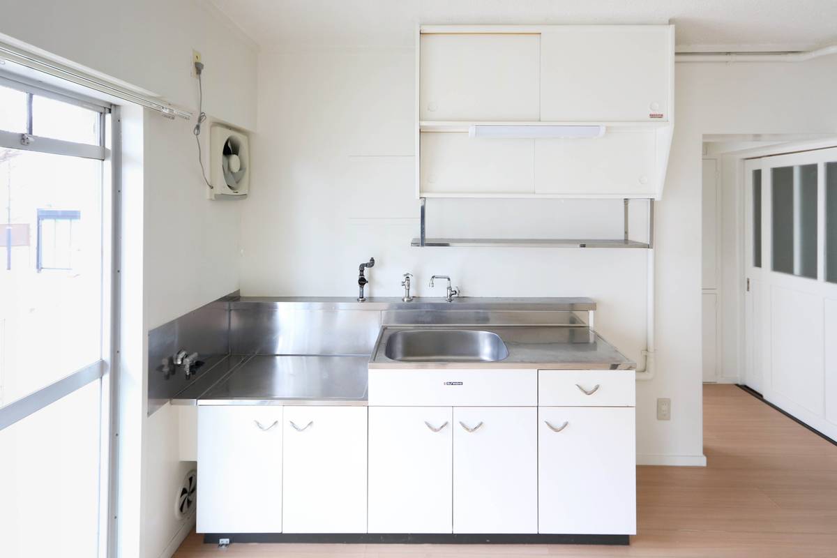 Kitchen in Village House Takano in Tsuyama-shi