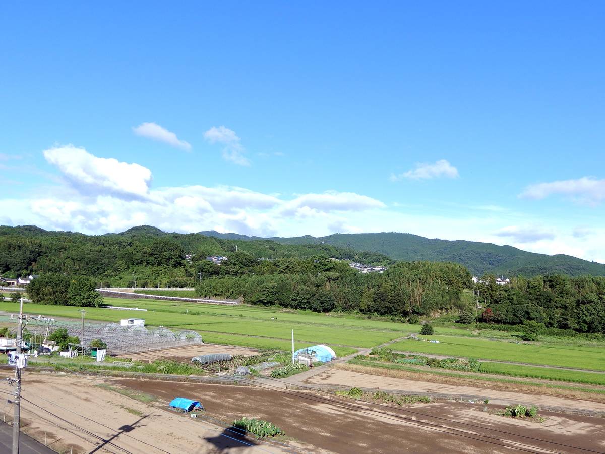 Tầm nhìn từ Village House Misono ở Oita-shi