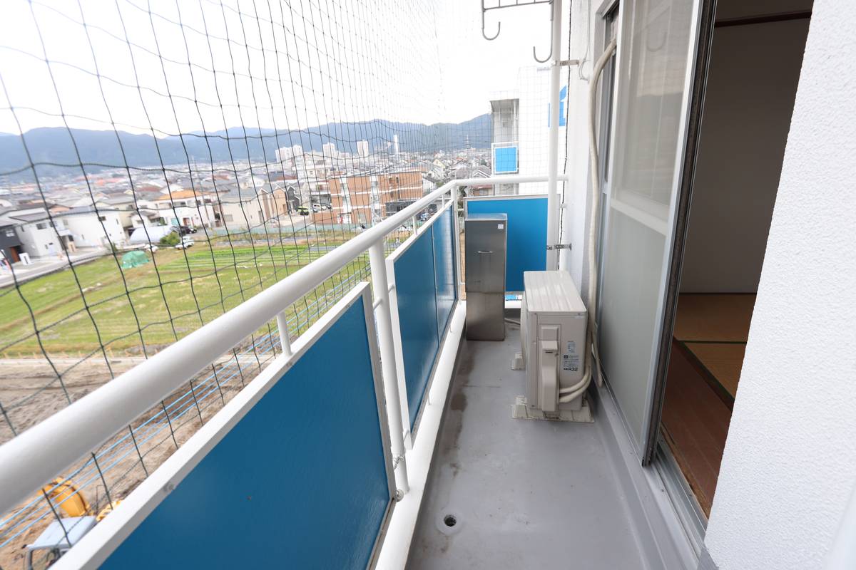 Balcony in Village House Noke in Sawara-ku