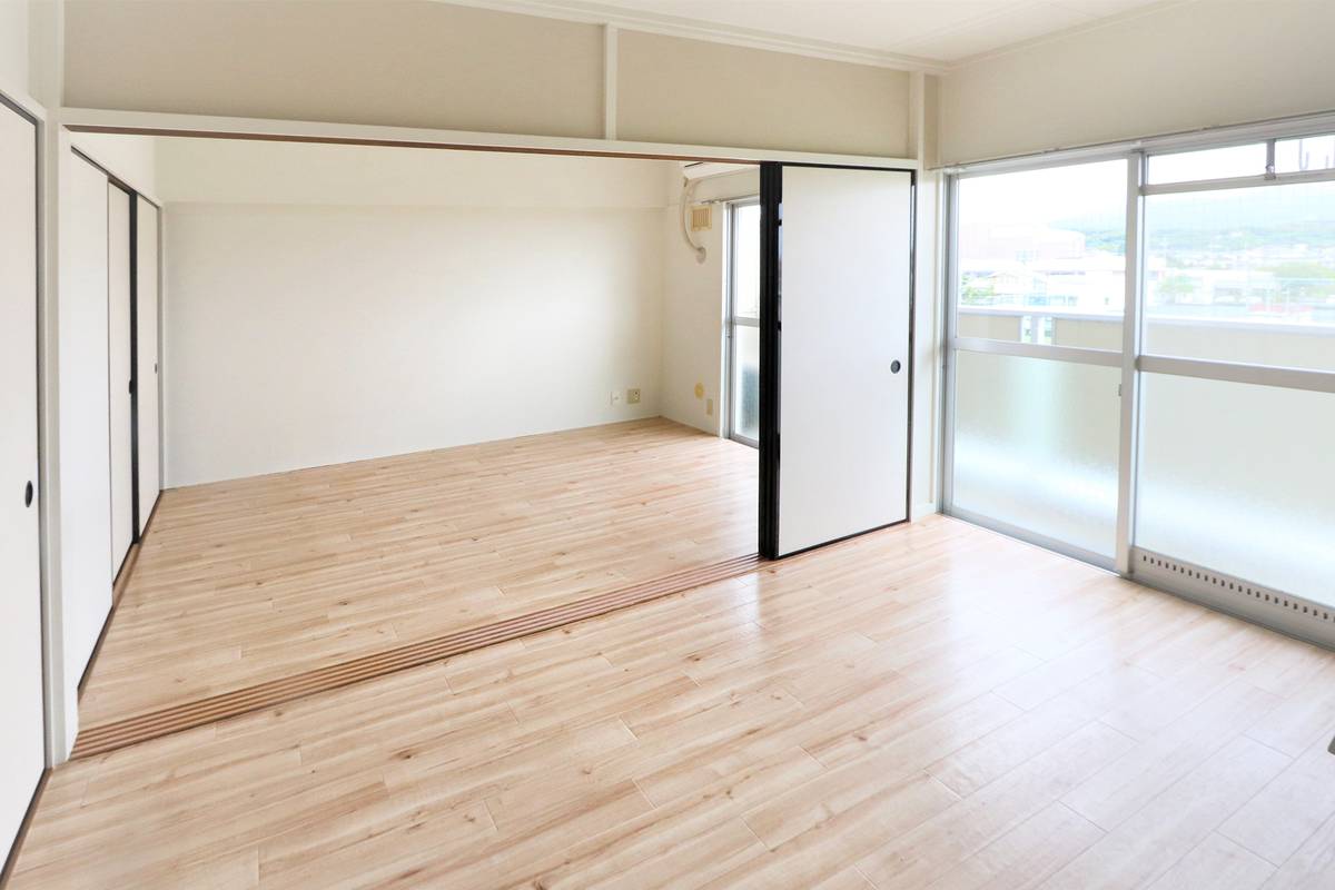 Living Room in Village House Ogawa in Uki-shi