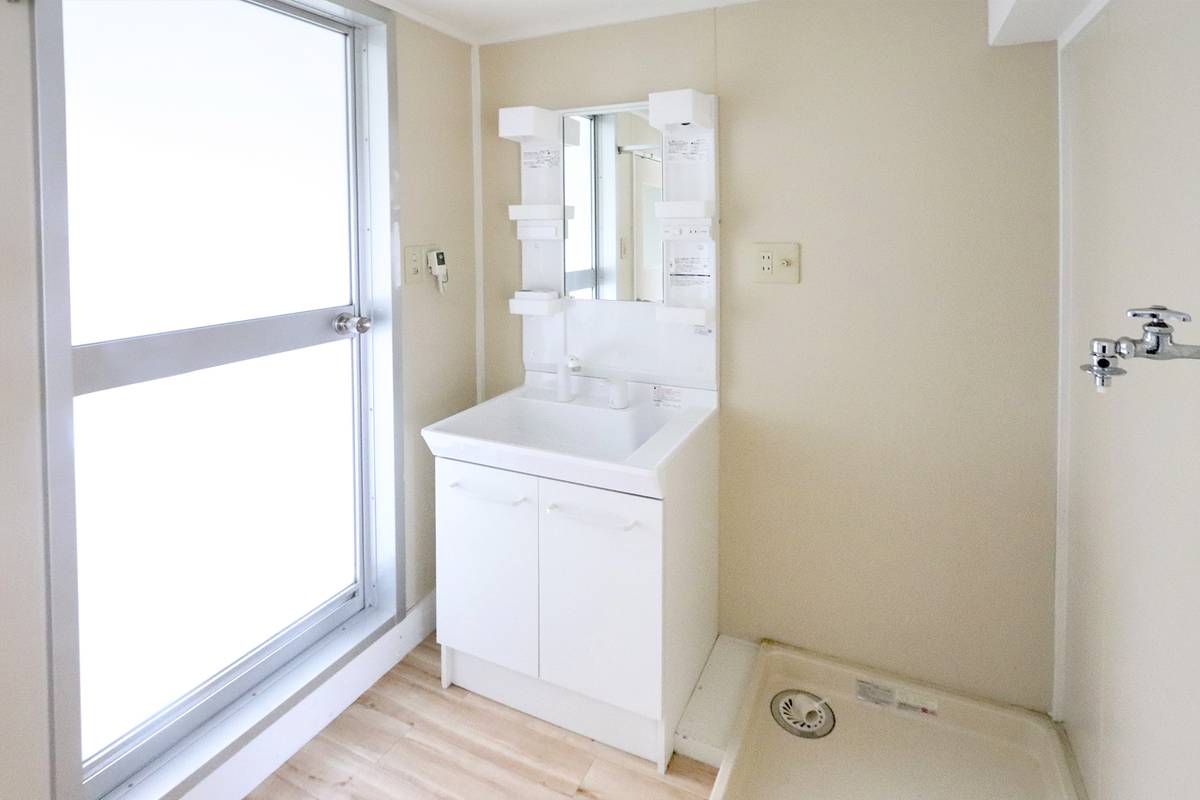 Powder Room in Village House Ogawa in Uki-shi